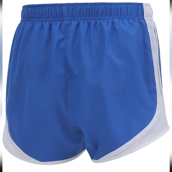 Nike Royal Blue and White Women's Dry Tempo Athletic Shorts Large - Picture 2 of 13